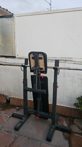 Banco de pesas reclinable.No ago envíos.
