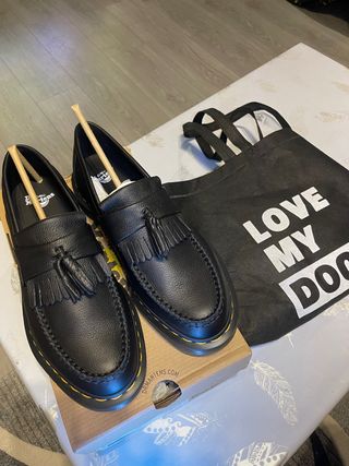 Dr. Martens Adrian Tassel Loafers Negro