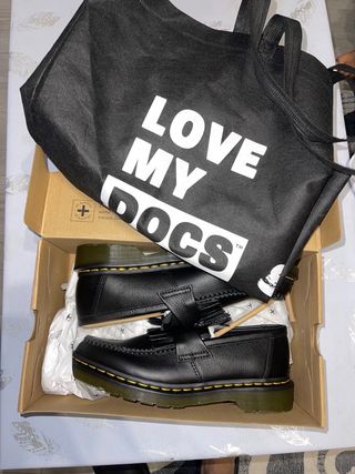 Dr. Martens Adrian Tassel Loafers Negro