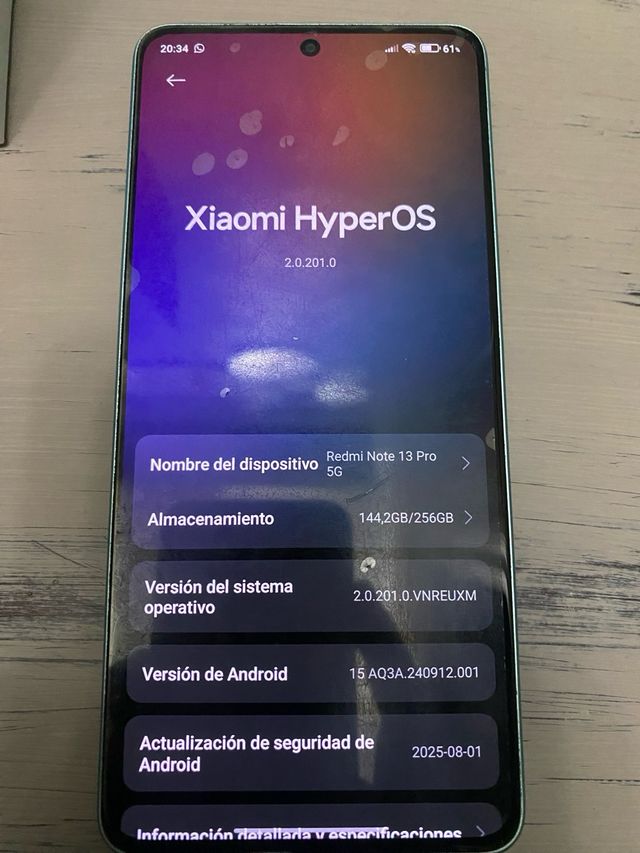 Redmi Note 13 Pro 5G 256GB NUEVO