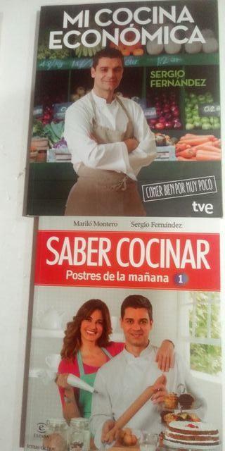 Lote 8 libros de cocina Sergio Fernández