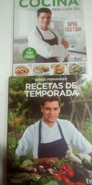 Lote 8 libros de cocina Sergio Fernández