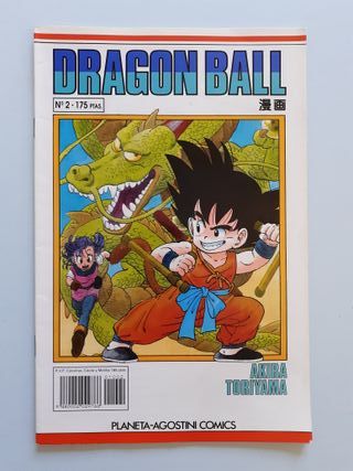 Cómic 2 Bola de Dragon Ball Blanca Tebeo Manga ESP