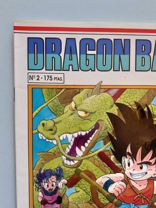 Cómic 2 Bola de Dragon Ball Blanca Tebeo Manga ESP