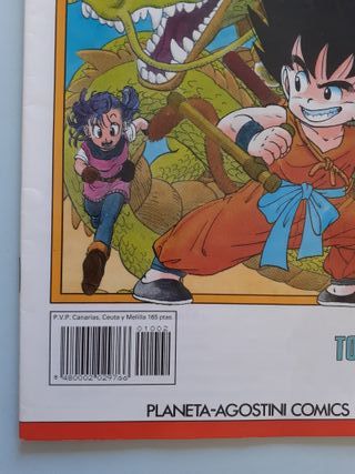 Cómic 2 Bola de Dragon Ball Blanca Tebeo Manga ESP