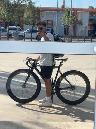 Bicicleta Fixie Santafixie Raval Negra Mate
