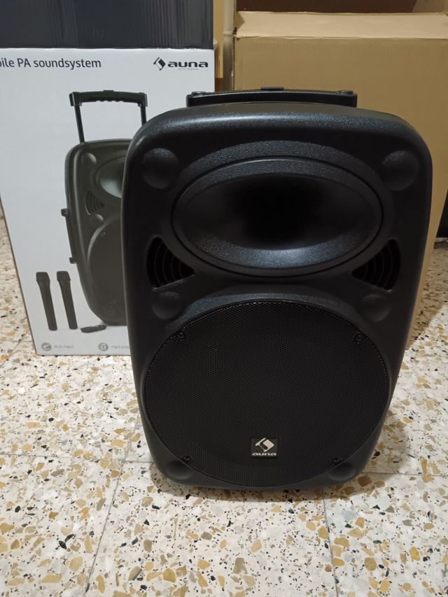 Altavoz Bluetooth Auna Batería Negro