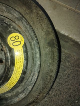 Rueda de repuesto 50/80 km/h