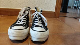 Zapatillas Victoria plataforma negras