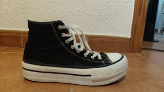 Zapatillas Victoria plataforma negras