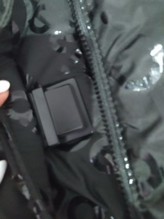 Mochila Desigual Negra Brillante