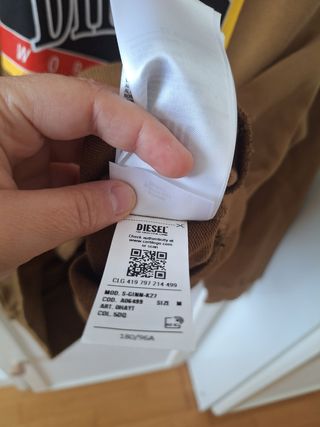 Sudadera Diesel Marrón Hombre