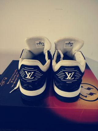 Zapatillas Louis Vuitton Mujer Azul/Blanco