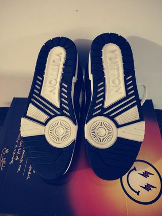 Zapatillas Louis Vuitton Mujer Azul/Blanco