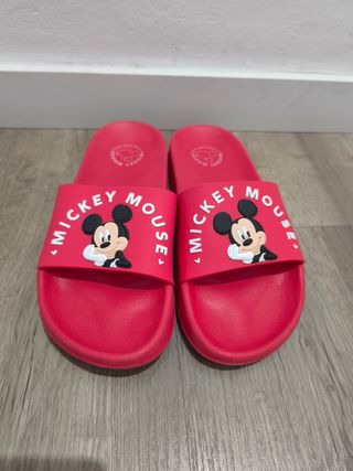 Chanclas Mickey Mouse Rojas Disney