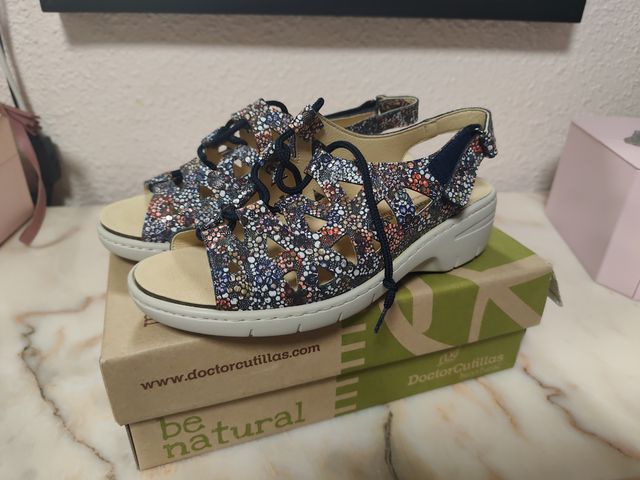 Sandalias Doctor Cutillas Mujer Multicolor