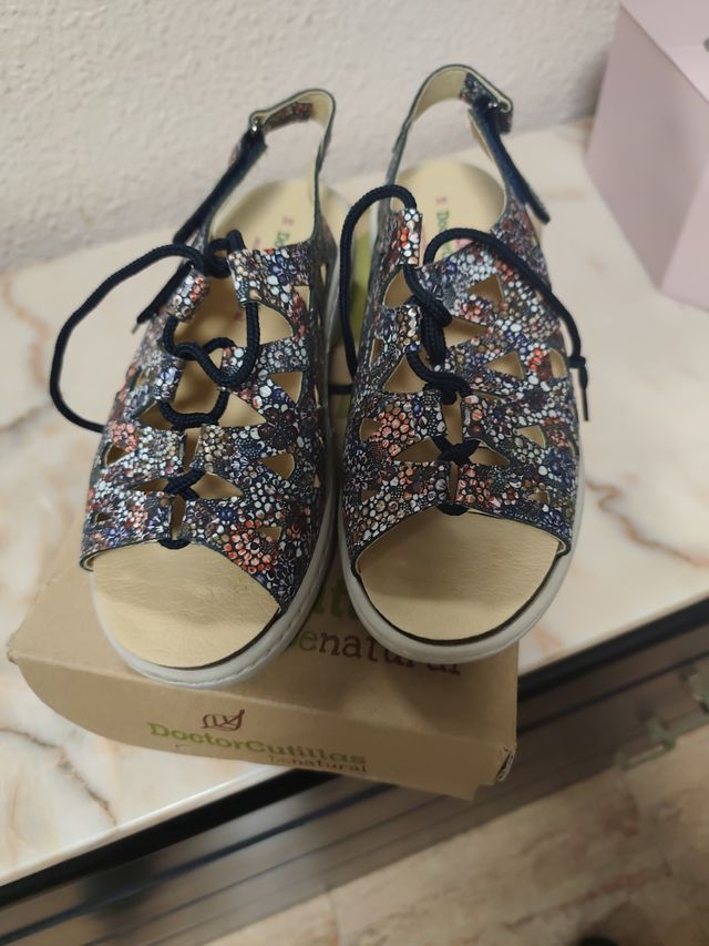 Sandalias Doctor Cutillas Mujer Multicolor