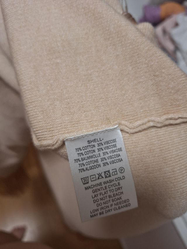 Poncho Free People Beige/Marrón Talla Única