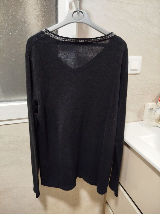 Jersey señora fino negro T M