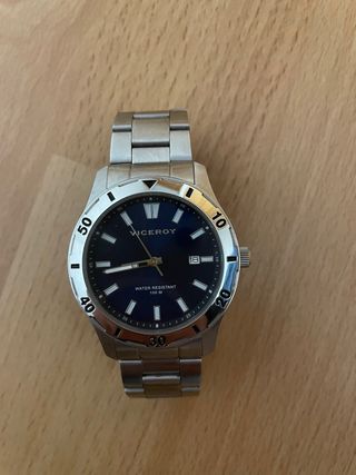 Reloj Viceroy Plata y Azul en garantía de 3 años