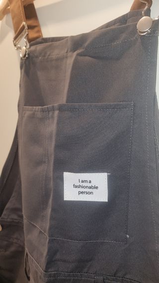 Peto hombre color gris talla S