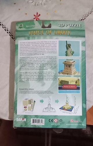 Puzzle 3D Estatua de la Libertad