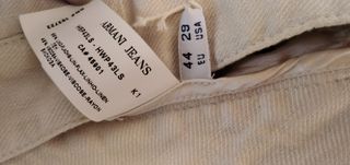 Pantalón Armani Beige Lino y Viscosa