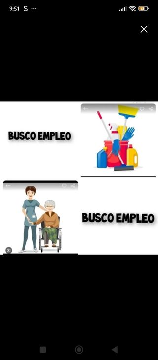 Limpiadora o cuidadora de  adultos mayores o niños