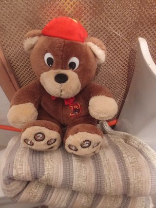 Peluche musical de oso marrón