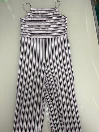 Tuta elegante a righe