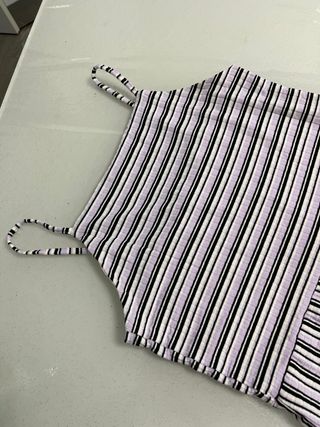 Tuta elegante a righe