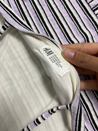 Tuta elegante a righe