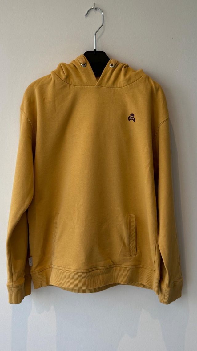 Sudadera Scalpers Talla 14 Unisex Amarilla