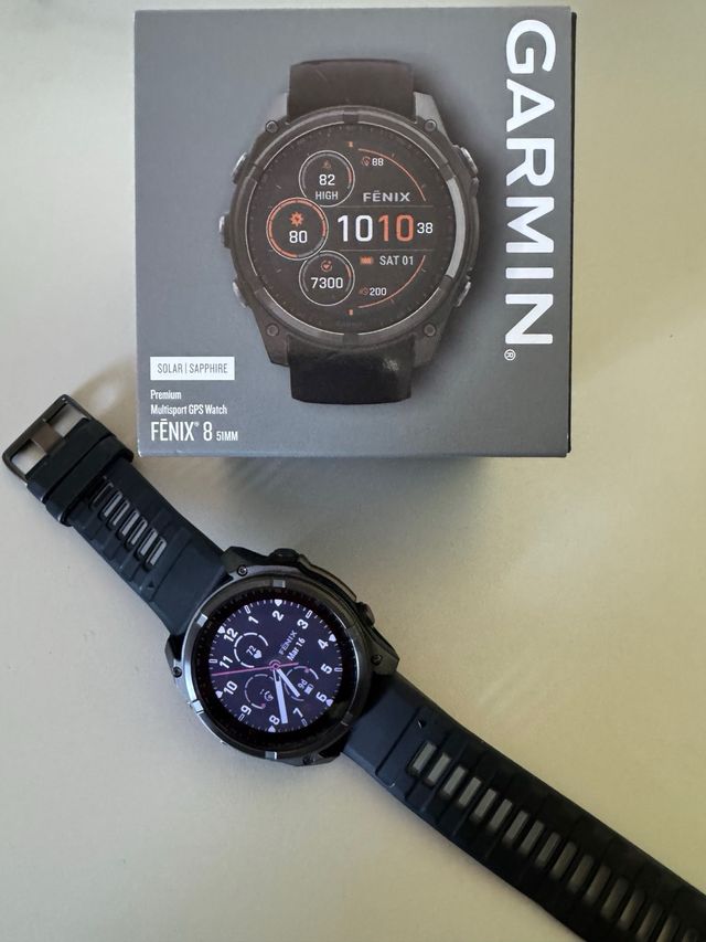 Reloj Garmin Fenix 8 - 51mm Solar Zafiro