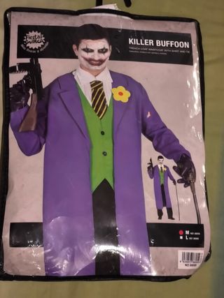 Disfraz Joker Killer Buffoon Talla M