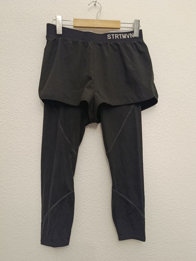 Pantalón corto de correr doble capa