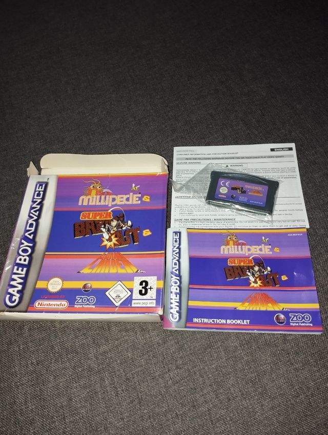Milípede e Super Breakout GBA
