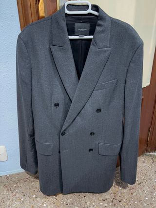 Blazer Zara Stefano Pilati Gris 