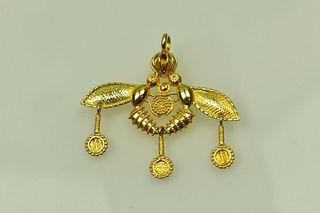 Colgante Griego Minoico Oro 18k