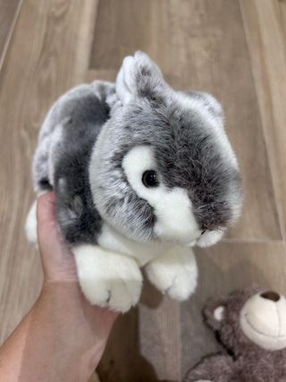 Lote de peluches: oso, conejo, pato y más