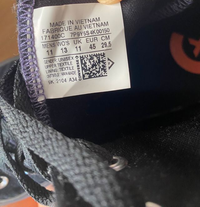 Zapatillas Converse Negras