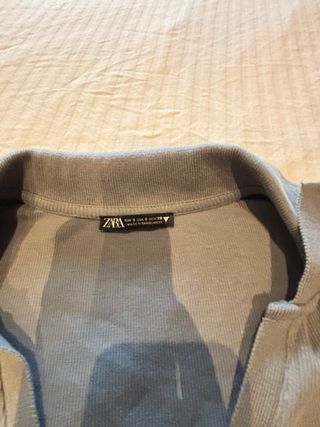 Vestido Zara Gris Talla S