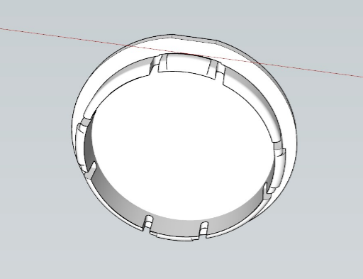 Tapa bujes Seat 65mm