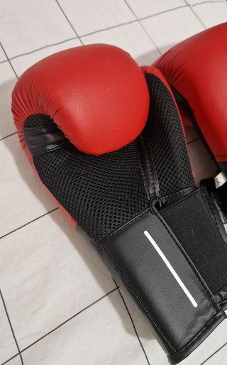 Guantes de Boxeo Outshock Decathlon Rojos