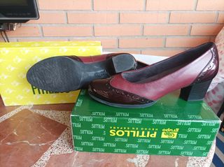 Zapatos Pitillos Burdeos Talla 41