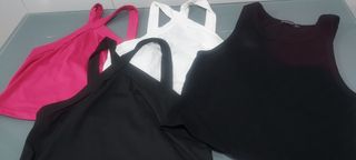 Lote 4 tops, 3 deShein y 1 de Stradivarius