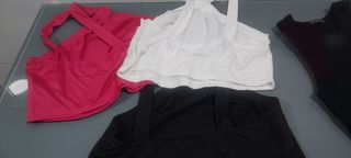 Lote 4 tops, 3 deShein y 1 de Stradivarius