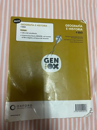 LIBRO GEOGRAFIA E HISTORIA 1 ESO