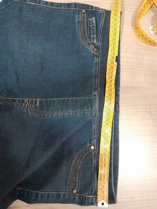 Pantalón Vaquero pitillo azul  de algodón y elasta