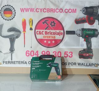 Atornillador Parkside 4 voltios recargable USB